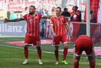 Fussball 1. Bundesliga Saison 16/17: FC Bayern Muenchen - SC Freiburg