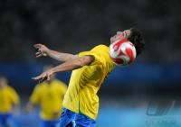 FUSSBALL  Olympia 2008   Vorrunde  Maenner   China - Brasilien