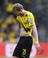 Fussball DFB Pokal Halbfinale 17/18: Andre Schuerrle (Borussia Dortmund) nachdenklich