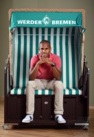 Fussball 1. Bundesliga, Saison 2012/2013, Werder Bremen: Theodor Gebre Selassie im exklusiven Pressefoto ULMER Fotoshooting