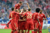 Fussball 1. Bundesliga, Saison 2012/2013:  FC Schalke 04 - FC Bayern Muenchen