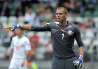 Fussball U21-EURO 2011 Halbfinale:  Aleksandr Gutor (Weissrussland)