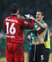 Fussball 1. Bundesliga: Bremen - Wolfsburg