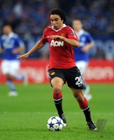 Fussball CHL  Saison 2010/2011:  Fabio da Silva (Manchester United FC)