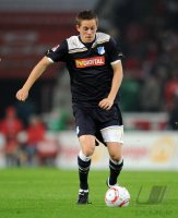 Fussball: 1. Bundesliga Saison 2010/2011: Hoffenheim,  SIGURDSSON am Ball