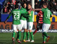 Fussball 1. Bundesliga  Saison 2011/2012:  SC Freiburg - SV Werder Bremen