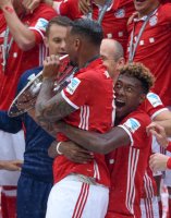 Fussball 1. Bundesliga Saison 15/16: Der FC Bayern feiert seine 26. Deutsche Meisterschaft