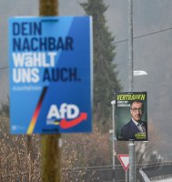 AfD Wahlkampf Landtagswahl Baden - Wuerttemberg