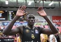 Basketball 1. Bundesliga 23/24: Tigers Tuebingen - Basketball Lšwen Braunschweig