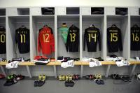 Fussball Nationalmannschaft: Deutschland Kabine in der Allianz Arena