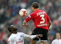 Fussball, 1. Bundesliga: Hamburg - Hannover