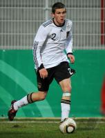 FUSSBALL LAENDERSPIEL U20: Deutschland, JUNG Einzelaktion