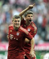 Fussball 1. Bundesliga, Saison 2011/2012:  FC Bayern Muenchen - Bayer 04 Leverkusen