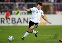 Fussball: International Saison 2010/2011: Deutschland U21, SCHINDLER am Ball