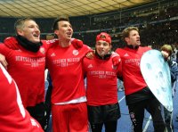 Fussball, 1. Bundesliga  Saison 2013/2014: JUBEL FC Bayern Muenchen