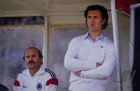 Fussball Malta - Deutschland:  Koeppel, Beckenbauer