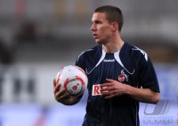 Fussball 1. Bundesliga : Lukas Podolski (1. FC Koeln)
