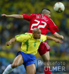 FUSSBALL Weltmeisterschaft Spielszene Brasilien vs. Tuerkei Halbfinale