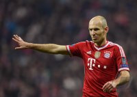 Fussball International CHL Saison 13/14: Arjen Robben (FC Bayern Muenchen)