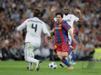Fussball CHL  Saison 2010/2011:  Dribbling  Lionel Messi (Barca)