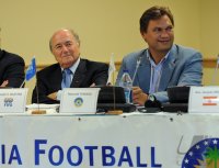 Fussball FIFA : BLATTER und TEMARII