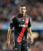 Fussball CHL  Saison 2011/2012:  Michael Ballack (Bayer 04 Leverkusen)