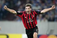 Fussball UCL: Schalke - Mailand, Jubel Mailand n. 1:2