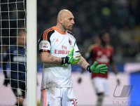 Fussball International Serie A 13/14: Torwart Christian Abbiati (AC Mailand)