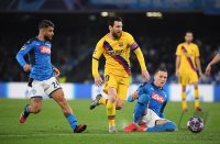 Fussball CHL 19/20 Achtelfinale: SSC Neapel - FC Barcelona