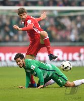 Fussball Bundesliga Saison 16/17: SV Werder Bremen - FC Bayern Muenchen