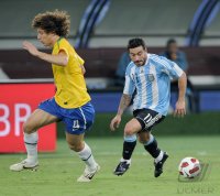 FUSSBALL INTERNATIONAL:  Argentinien - Brasilien