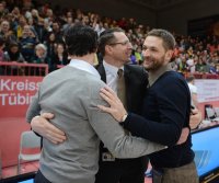 Basketball 1. Bundesliga 2012/2013:  Walter Tigers Tuebingen -Artland Dragons