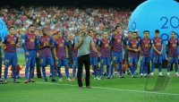FUSSBALL International 2011/2012 :   Teamvorstellung FC Barcelona; Trainer Josep Guardiola