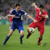 FUSSBALL  DFB Pokal Halbfinale; FC Schalke 04  - FC Bayern Muenchen