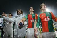 Fussball Champions League: Bremen - Udinese, Jubel Bremen