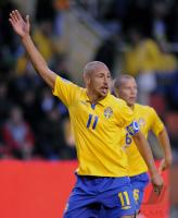 Fussball WM-Qualifikation: Henrik Larsson (Schweden)