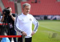 Fussball Supercup Finale 2013: Trainer Jose Mourinho (FC Chelsea)