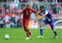 Fussball 1. Bundesliga, Saison 2011/2012:  FC Bayern Muenchen - Hertha BSC Berlin