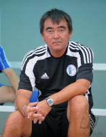FUSSBALL INTERNATIONAL: Trainer Guam Norio Tsukitate (JPN)