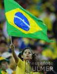 FUSSBALL Weltmeisterschaft Fans Zuschauer Brasilien Feature Brasilien vs. Tuerkei Halbfinale