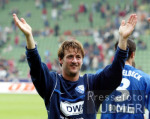 Fussball Bundesliga: Leverkusen - Bochum, Jubel Bochum