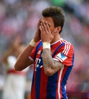 Fussball, 1. Bundesliga  Saison 2013/2014: Mario Mandzukic (FC Bayern Muenchen)