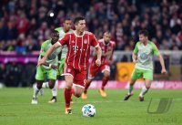Fussball 1. Bundesliga Saison 17/18: FC Bayern Muenchen - VfL Wolfsburg