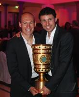 Fussball DFB Pokalfinale 2010:   SIEGERPARTY  FC Bayern Muenchen