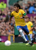 FUSSBALL Olympia 2012 Maenner: Brasilien - Weissrussland