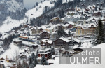 SKI   Weltcup Abfahrt Mnner Dorfansicht; verschneites Wengen