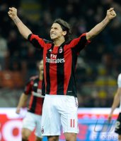FUSSBALL SERIE A:  Zlatan Ibrahimovic (AC Mailand)
