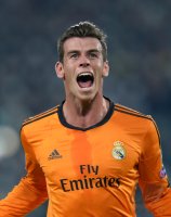 FUSSBALL  CHL  Saison 2013/2014: JUBEL Gareth Bale (Real Madrid)