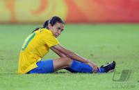 FUSSBALL  Olympia 2008  Finale Frauen  Brasilien - USA