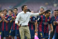 FUSSBALL International 2014/2015: Trainer Luis Enrique (Barca)